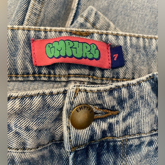 Empyre Tori Billie Acid Wash Carpenter Skate Jeans Size 7 - Picture 4 of 9